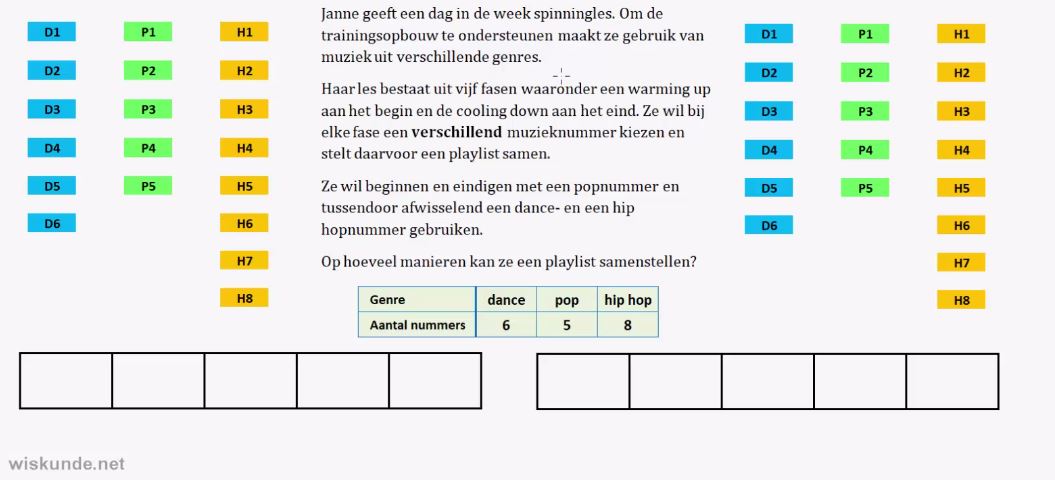 Combinatoriek toepassen Opgave 42