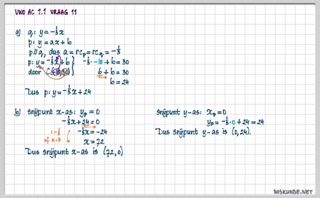 Lineaire formules Opgave 11