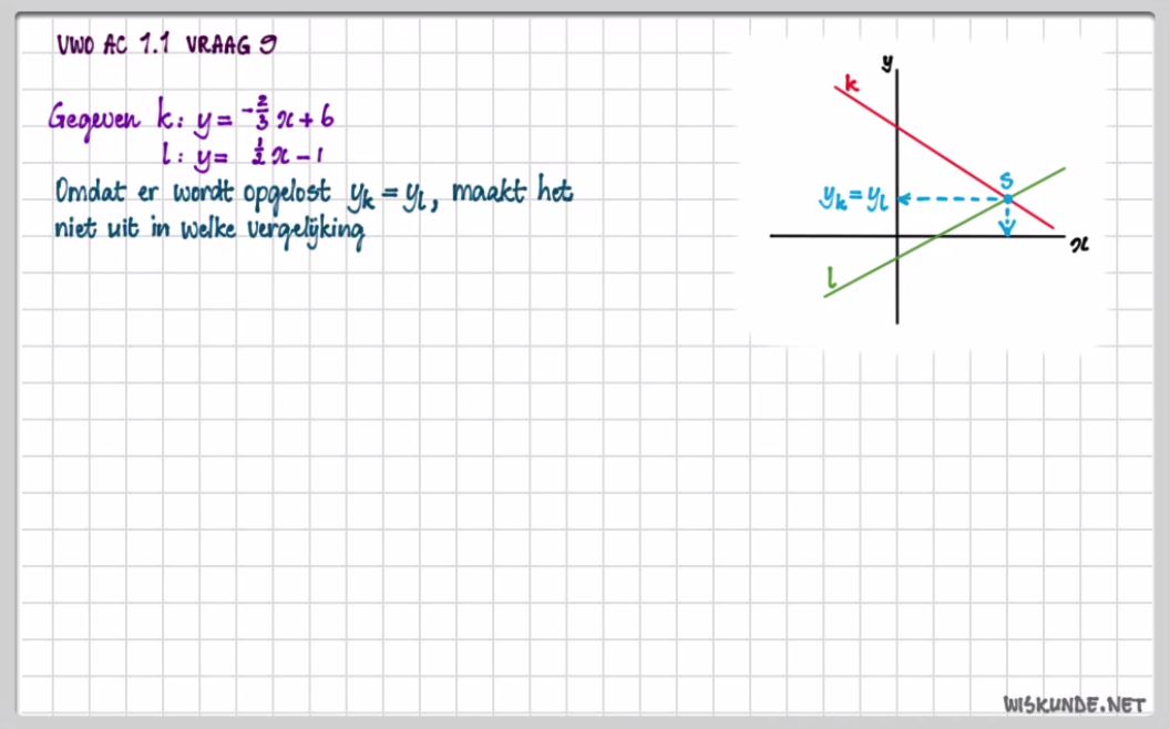 Lineaire formules Opgave 9