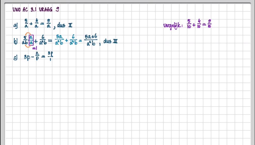 Breuken en verhoudingen Opgave 5