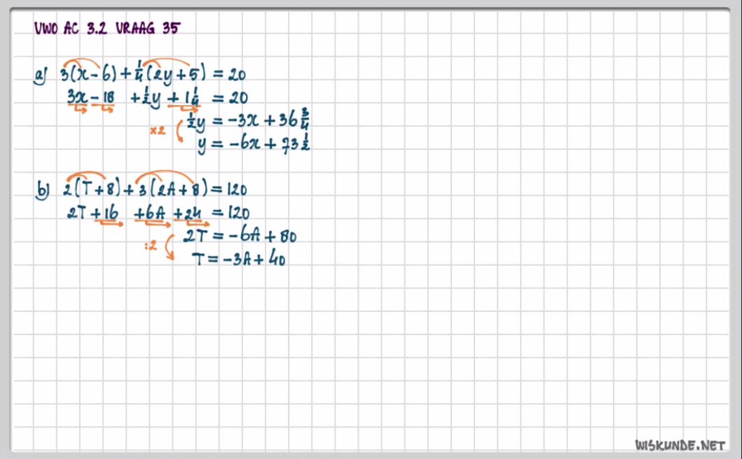 Herleiden van formules Opgave 34