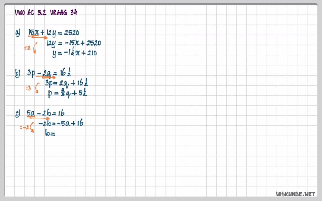 Herleiden van formules Opgave 33
