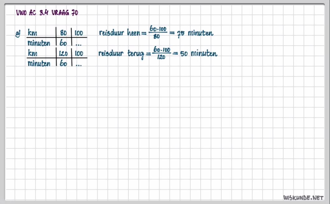 Rekenen met eenheden Opgave 63