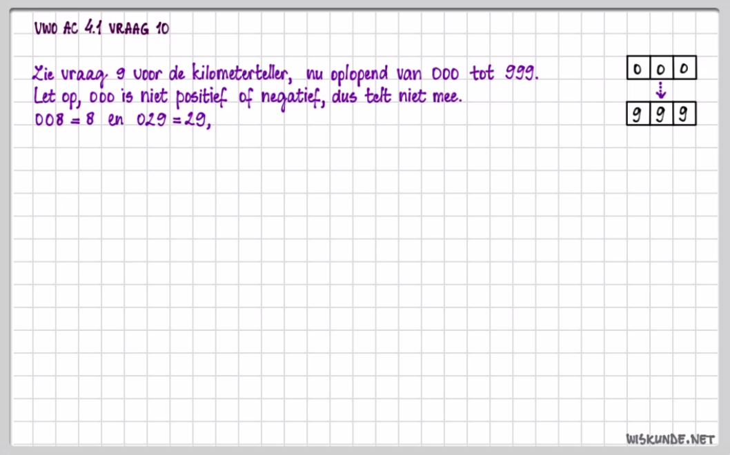 Regels voor telproblemen Opgave 6