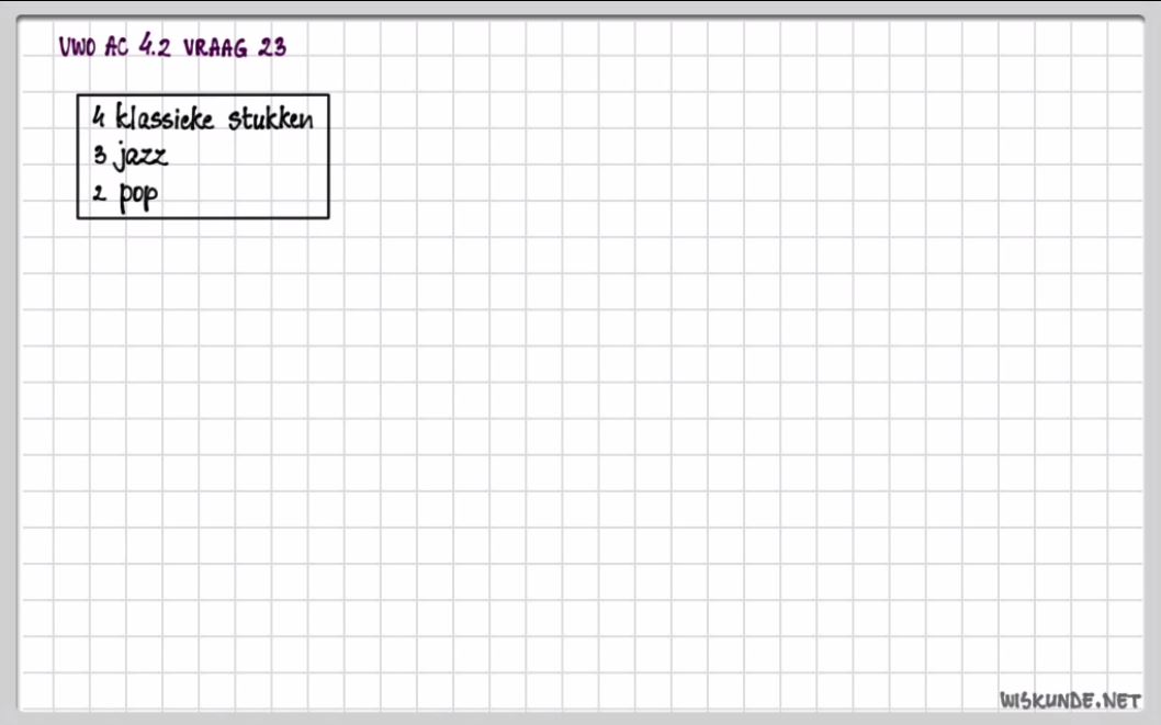 Permutaties en combinaties Opgave 26