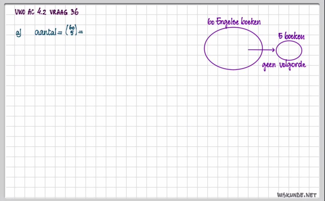 Permutaties en combinaties Opgave 39