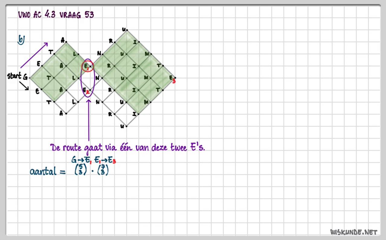 Rijtjes en roosters opgave 58