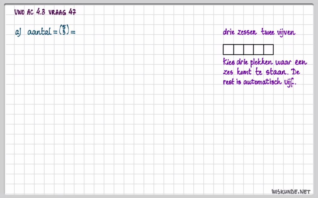 Rijtjes en roosters opgave 50