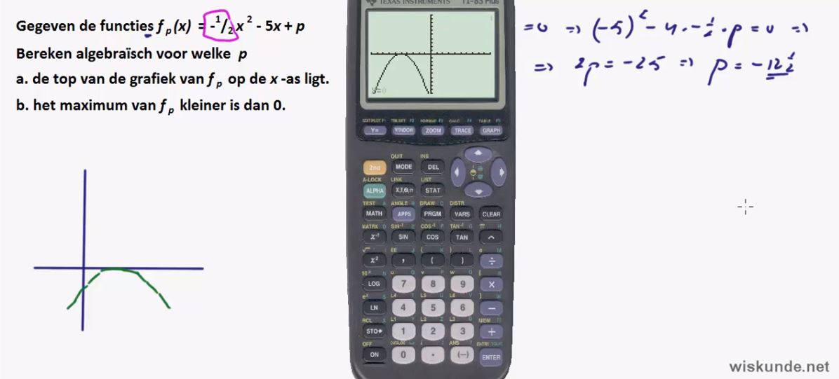 Werken met parameters Opgave 40