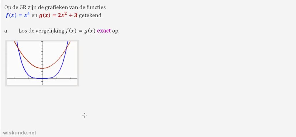 Hogeregraadsvergelijkingen Opgave 39