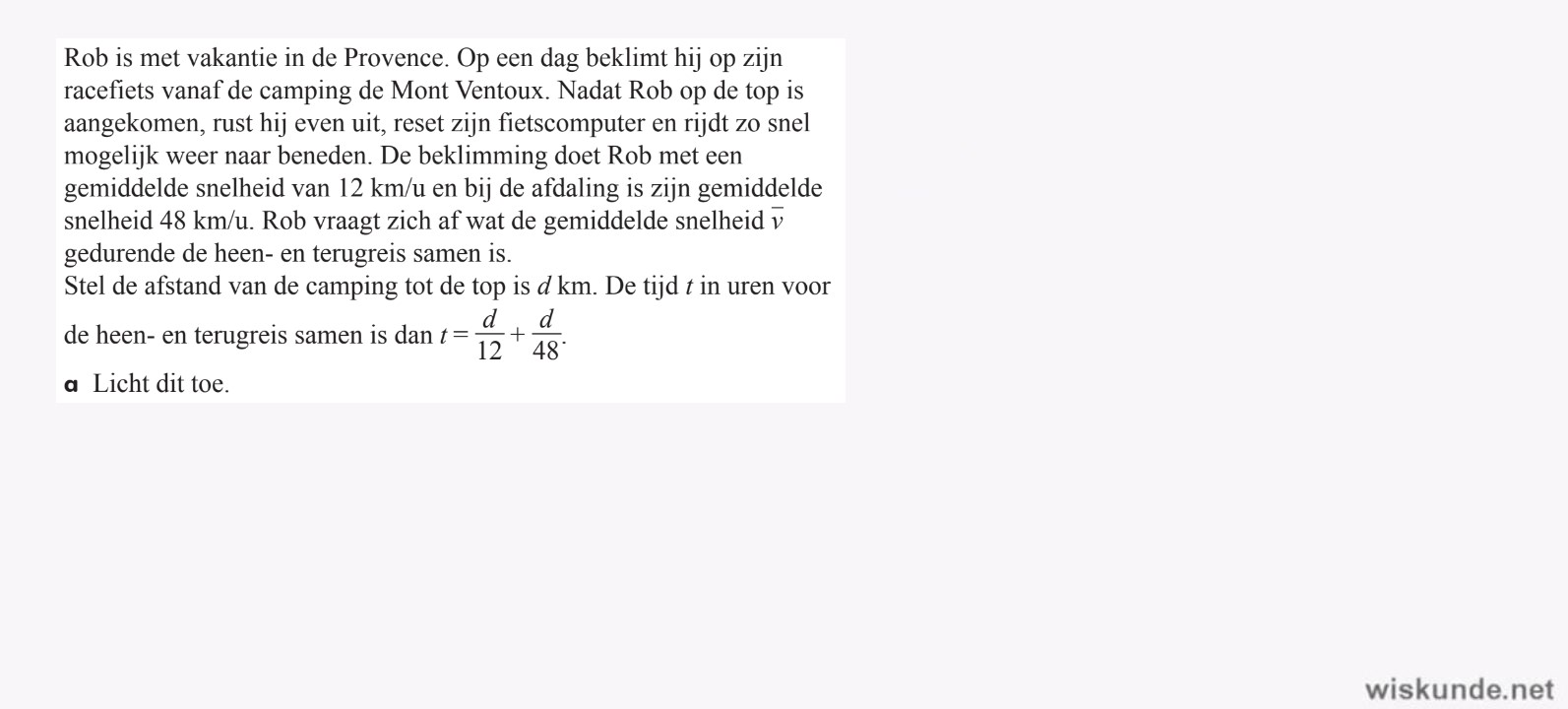 Formules met breuken herleiden Opgave 76