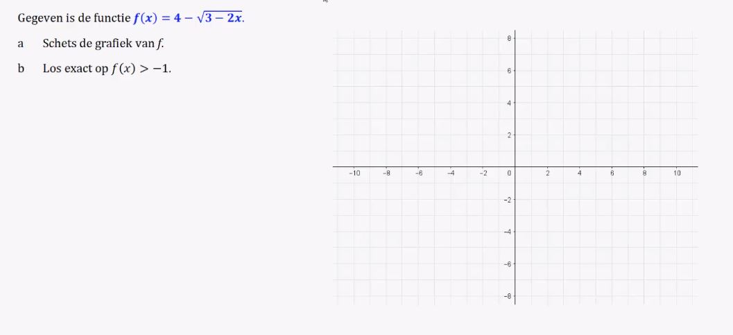 Wortelfuncties Opgave 32