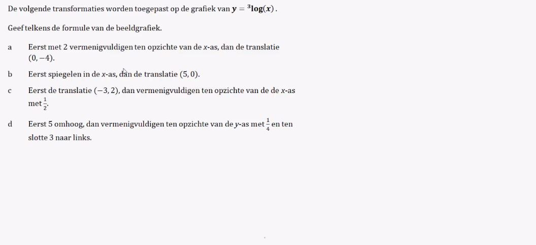 Logaritmen Opgave 78