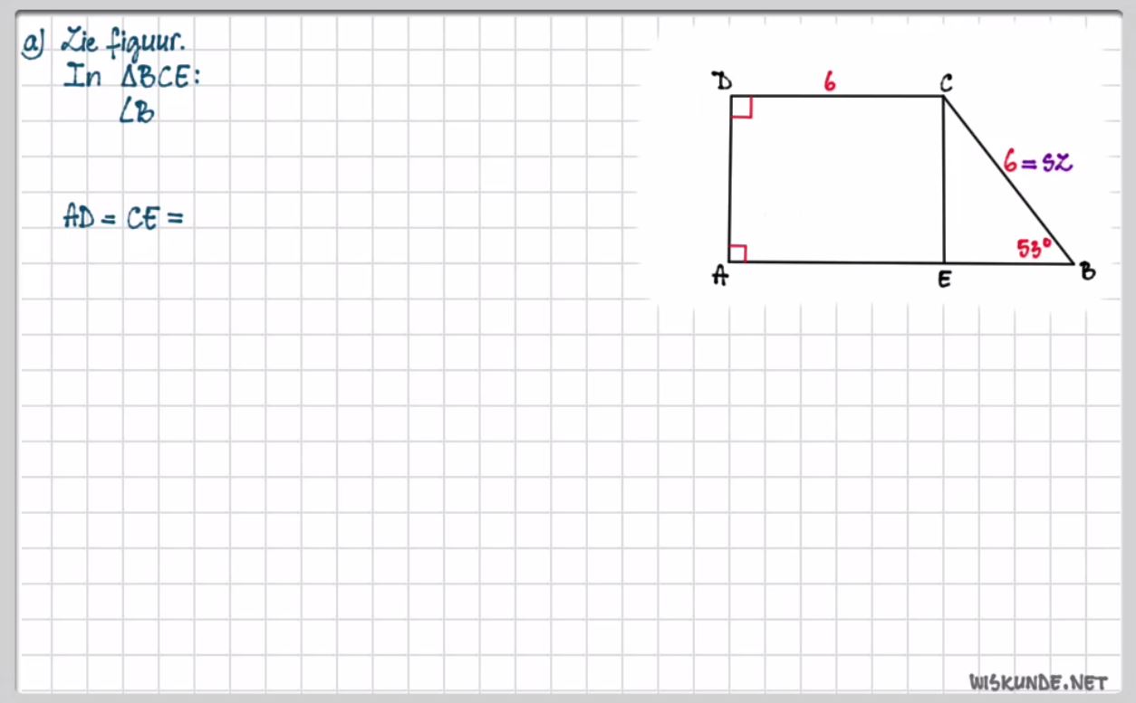 Goniometrische verhoudingen Opgave 66