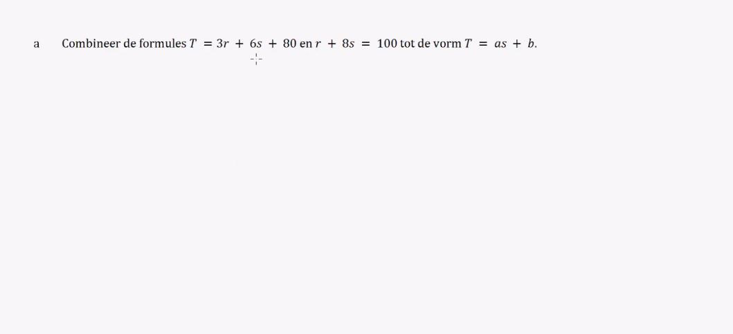 Werken met formules Opgave 10