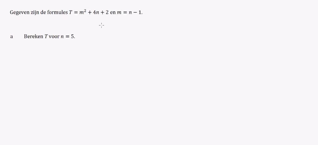 Werken met formules Opgave 15