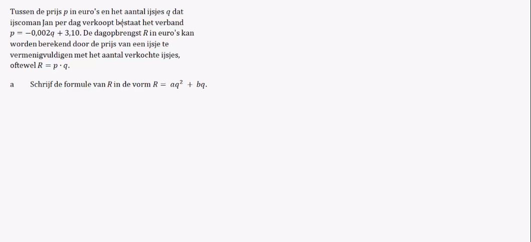 Werken met formules Opgave 18