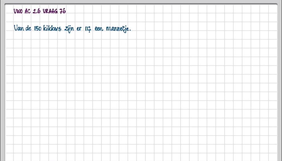 Populatieproportie Opgave 12