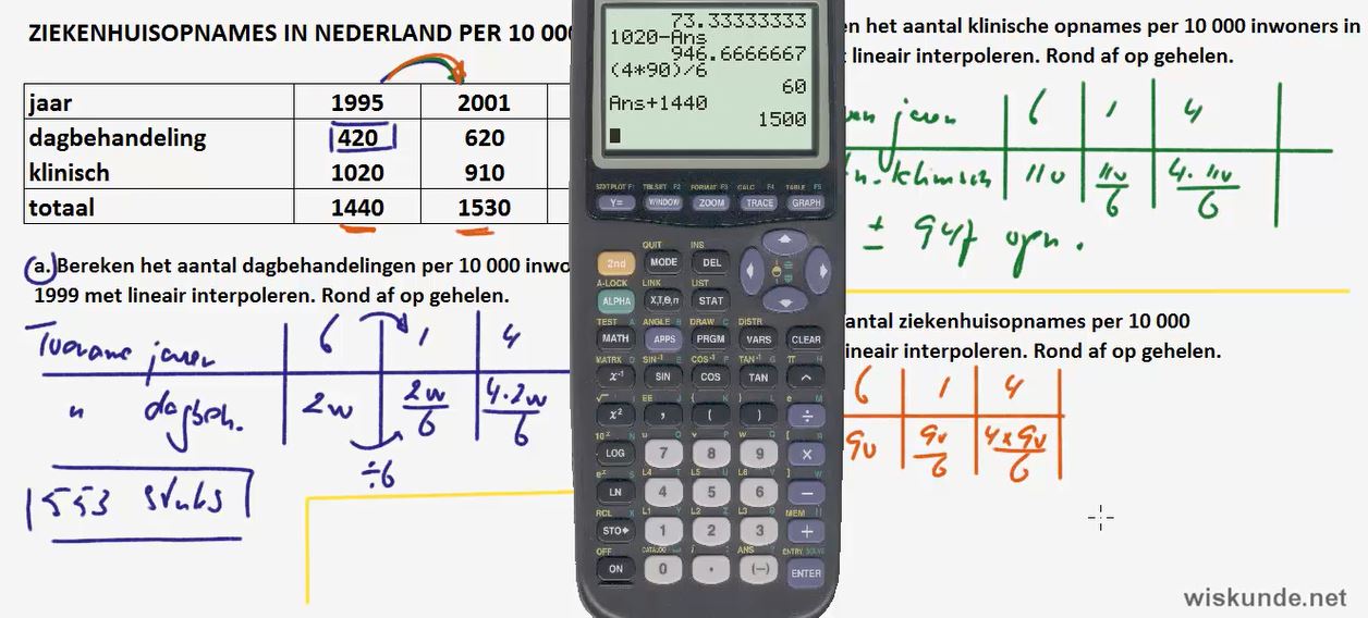 Omgaan met tabellen Opgave 23
