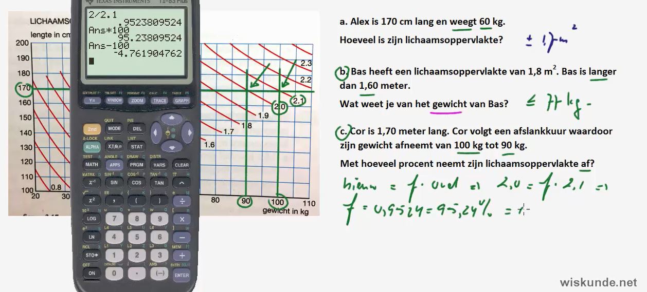 Informatie in grafieken Opgave 43