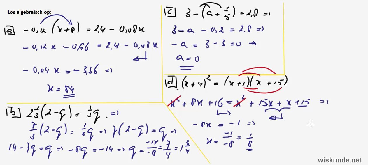 Formules vergelijken Opgave 41