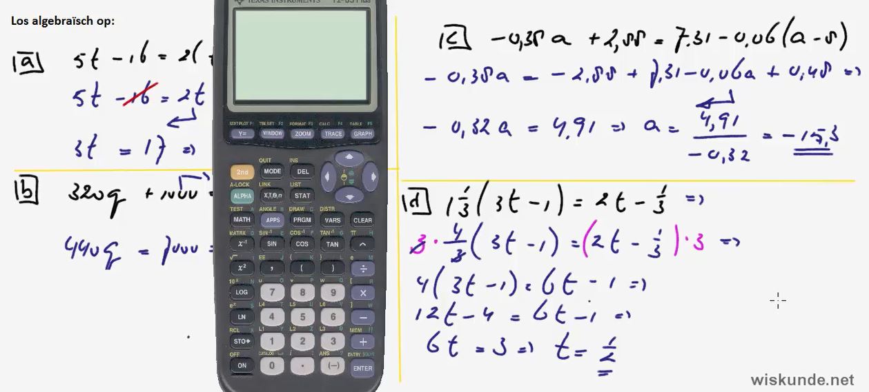 Formules vergelijken Opgave 42