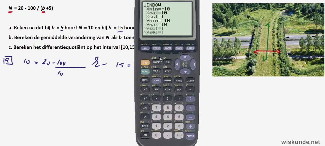Differentiequotiënten Opgave 43