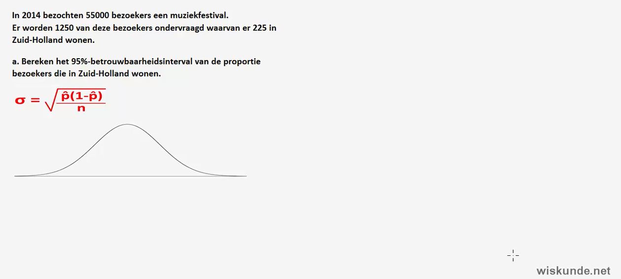 Populatie en steekproef opgave 2