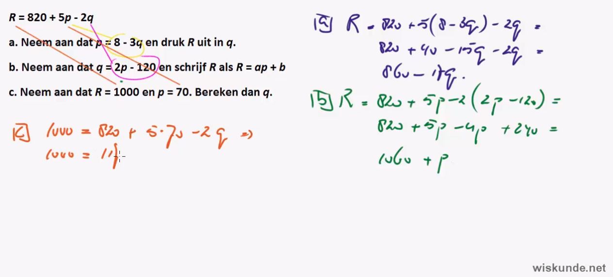 Formules met meer variabelen opgave 41