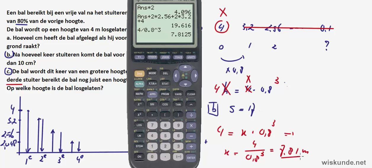 Exponentiele groeiformules Opgave 33