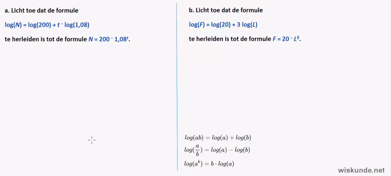 Formules omwerken Opgave 61
