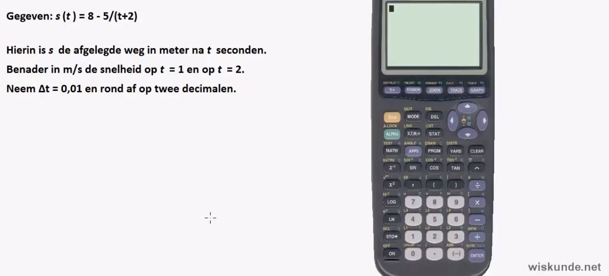 Snelheden opgave 19