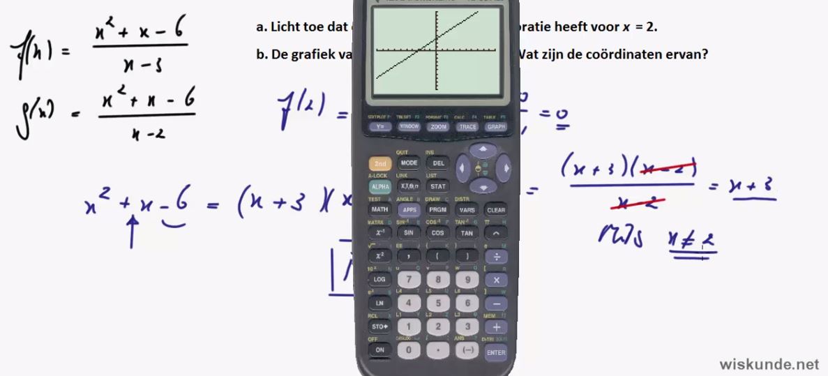 Limiet en afgeleide opgave 40