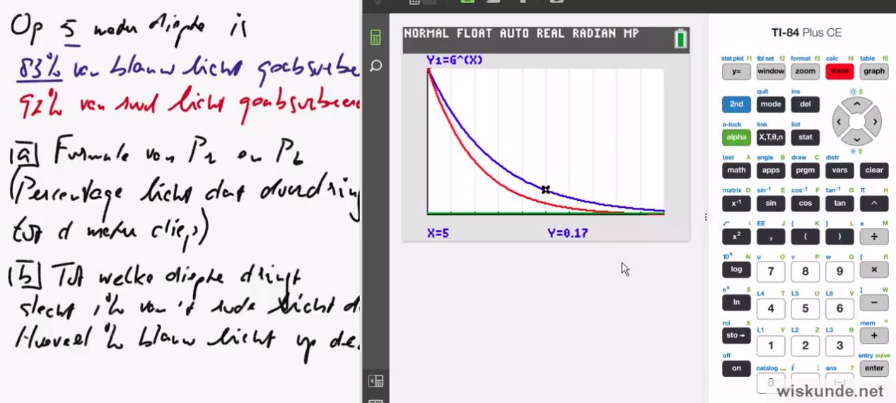 Exponentiele groei Opgave 82