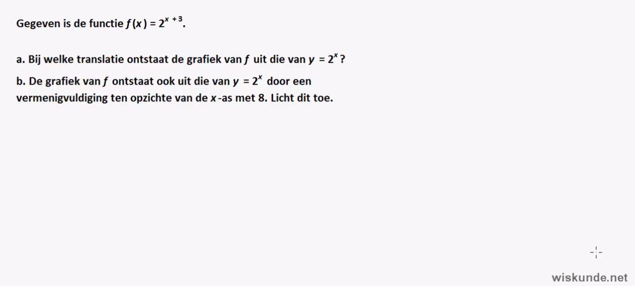 Exponentiele en logaritmische formules opgave 53