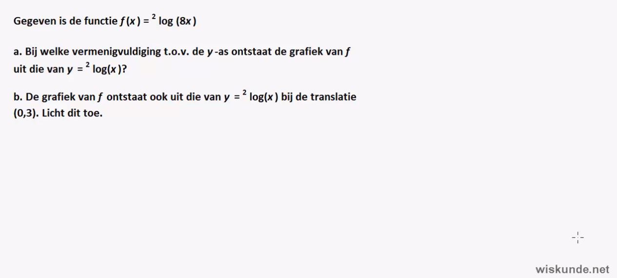 Exponentiele en logaritmische formules opgave 54
