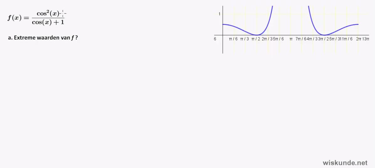 Asymptoten bij gebroken functies Opgave 28
