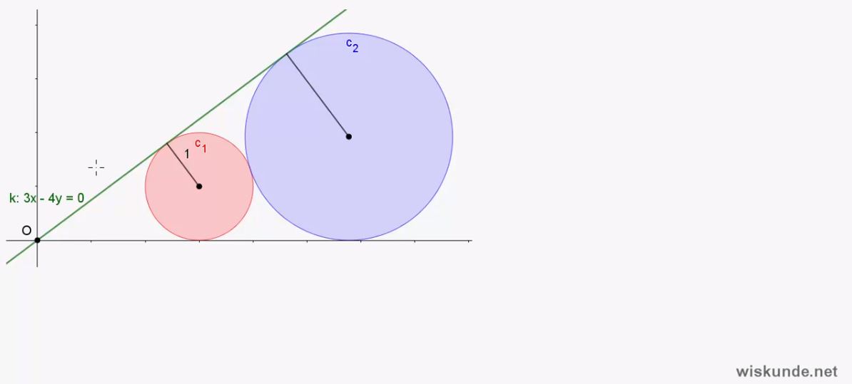Lijnen en cirkels Opgave 39