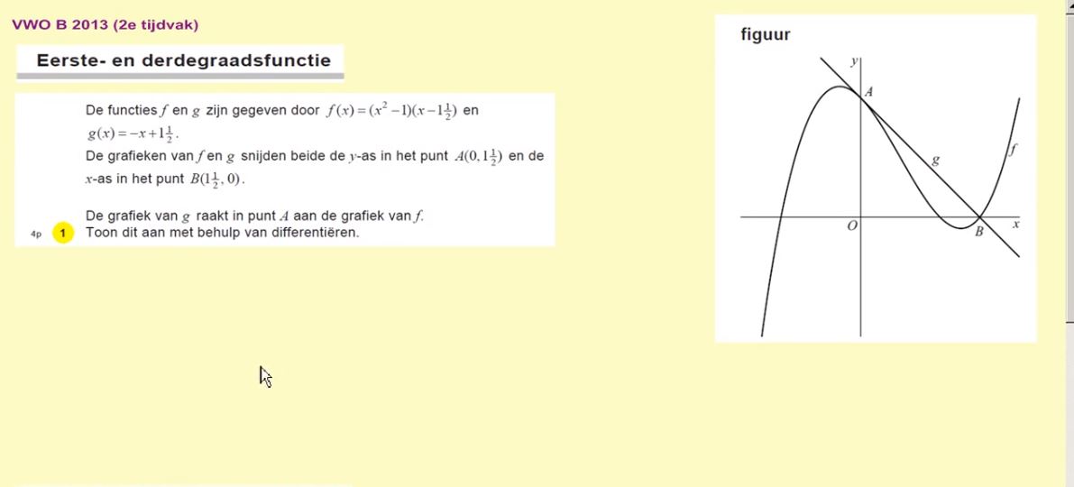 Differentiaal- en integraalrekening Opgave 16