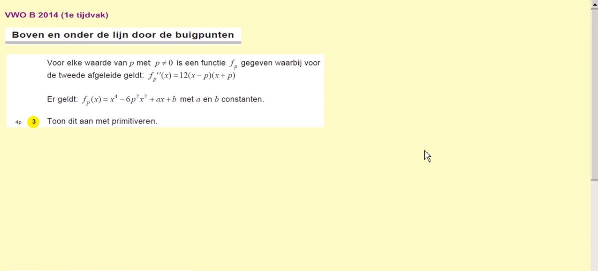 Differentiaal- en integraalrekening Opgave 18