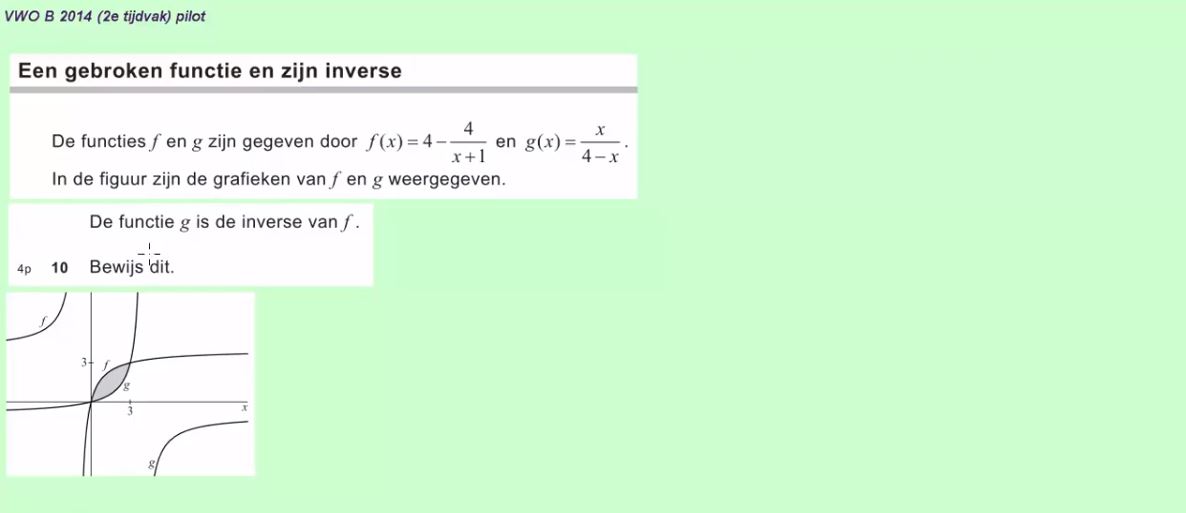 Differentiaal- en integraalrekening Opgave 19