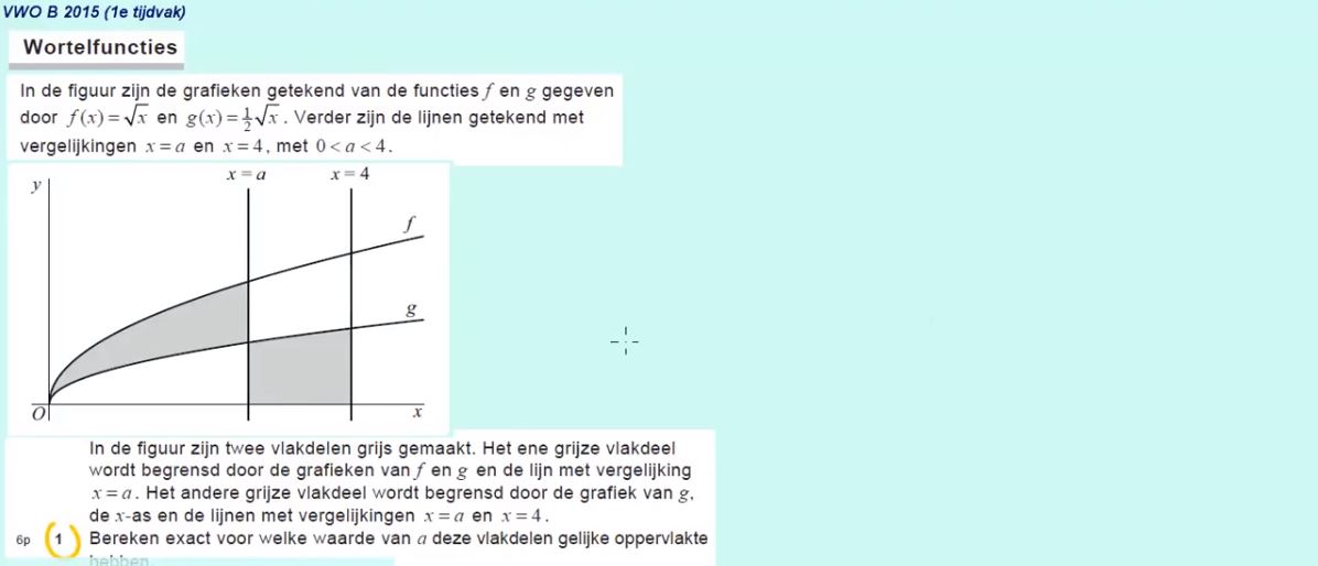 Differentiaal- en integraalrekening Opgave 20