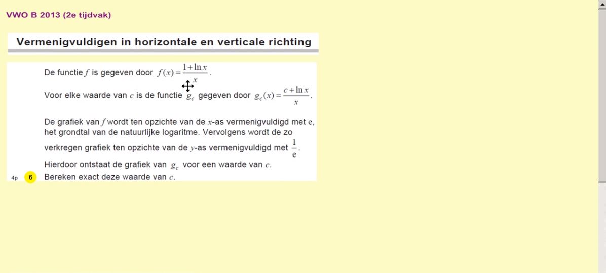 Exponenten en logaritmen Opgave 28