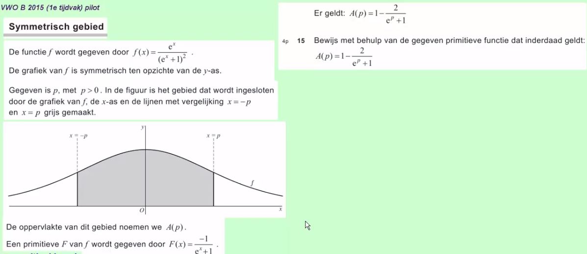 Exponenten en logaritmen Opgave 32