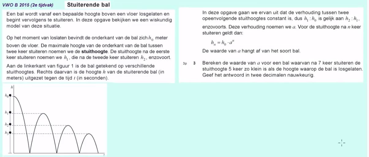 Exponenten en logaritmen Opgave 34