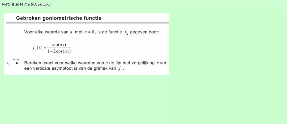 Goniometrie Opgave 40