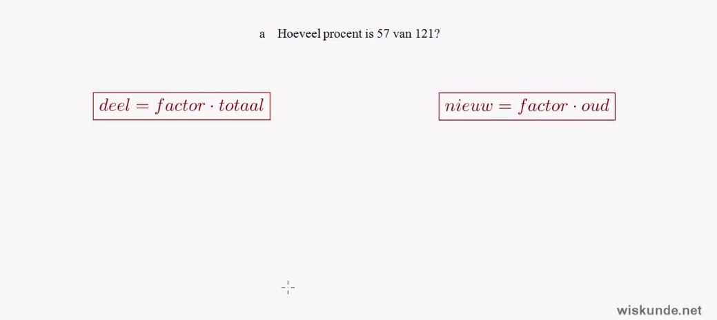 Voorkennis Opgave 10