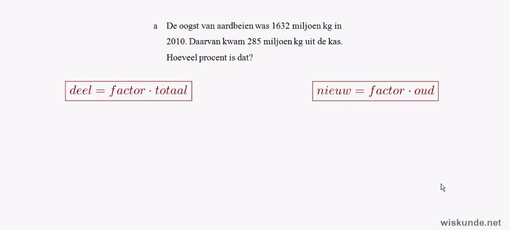Voorkennis Opgave 13
