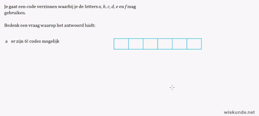 Permutaties en combinaties Opgave 40