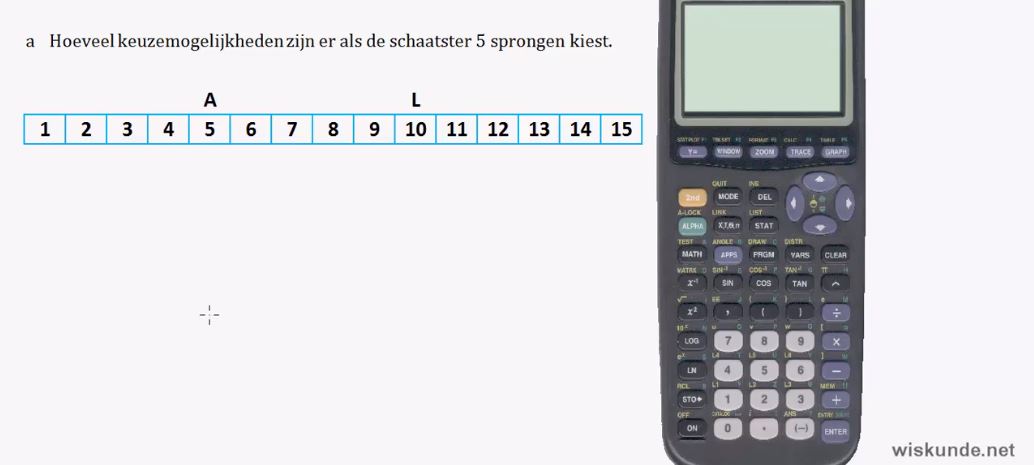 Permutaties en combinaties Opgave 44